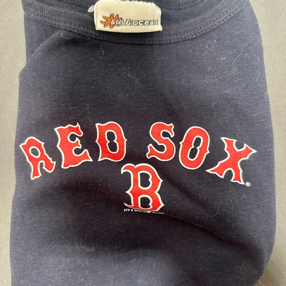 5th & Ocean Red Sox Navy T-Shirt